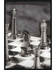Leftbank Art Checkmate Ink Hand Crafted Canvas Art