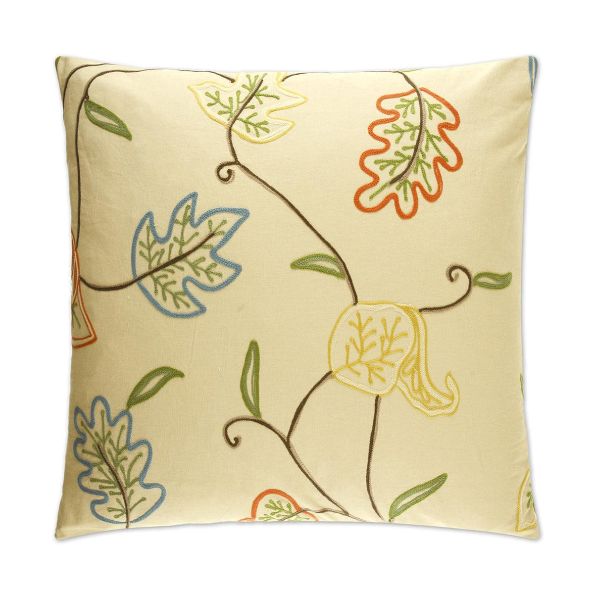 D.V. Kap Chennai Multi Color Throw Pillow With Insert