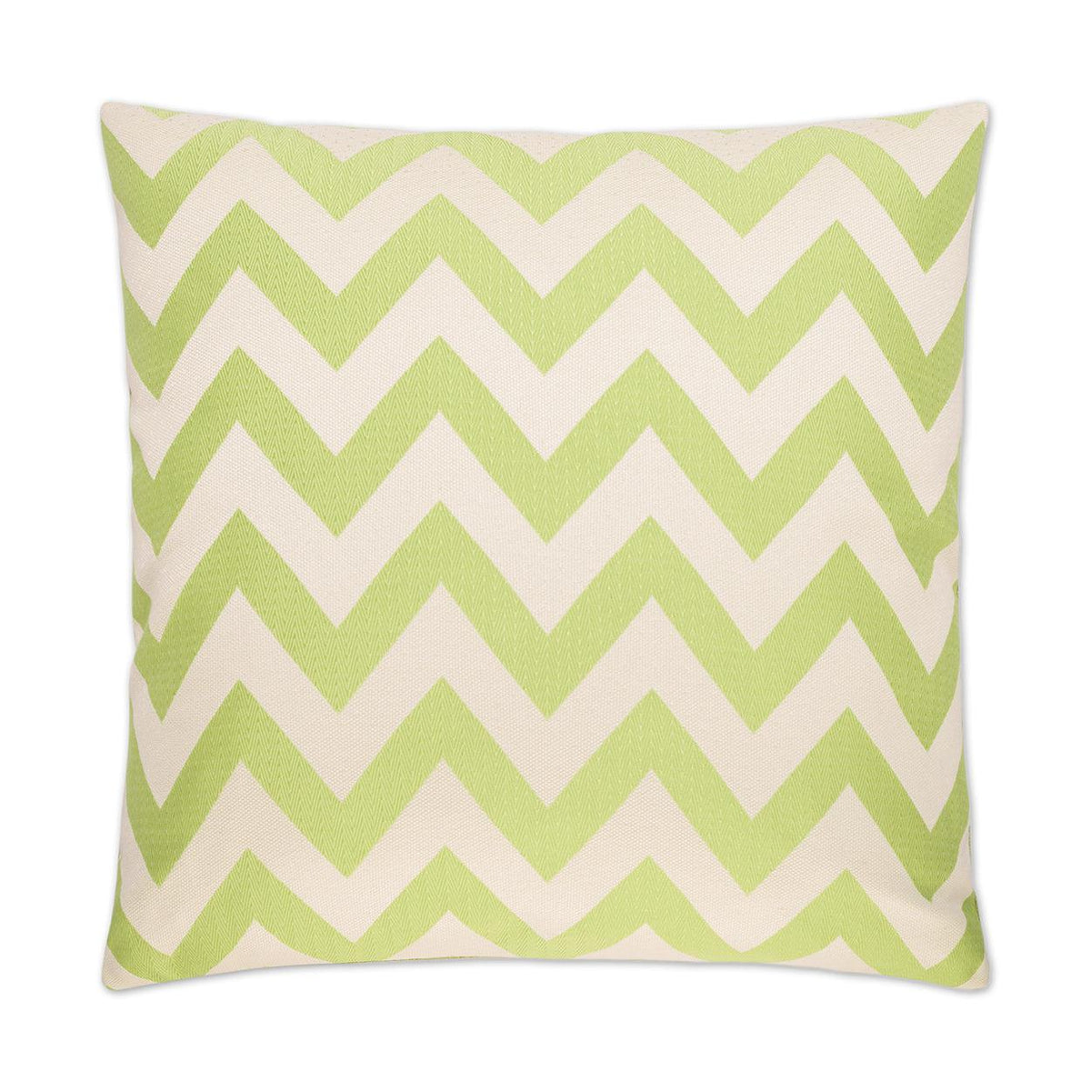 D.V. Kap Chevron Chic Green Throw Pillow With Insert