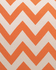 D.V. Kap Chevron Chic Orange Throw Pillow With Insert