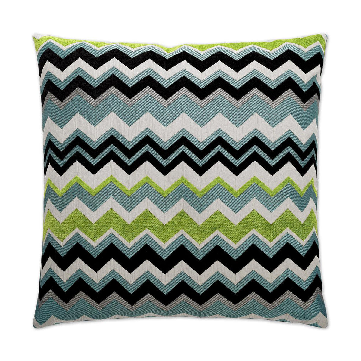 D.V. Kap Chevron Green Throw Pillow With Insert