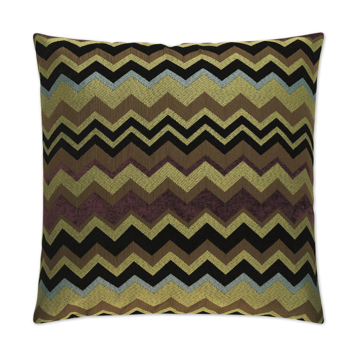 D.V. Kap Chevron Brown Throw Pillow With Insert