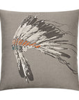 D.V. Kap Chief Smoke Grey Throw Pillow With Insert