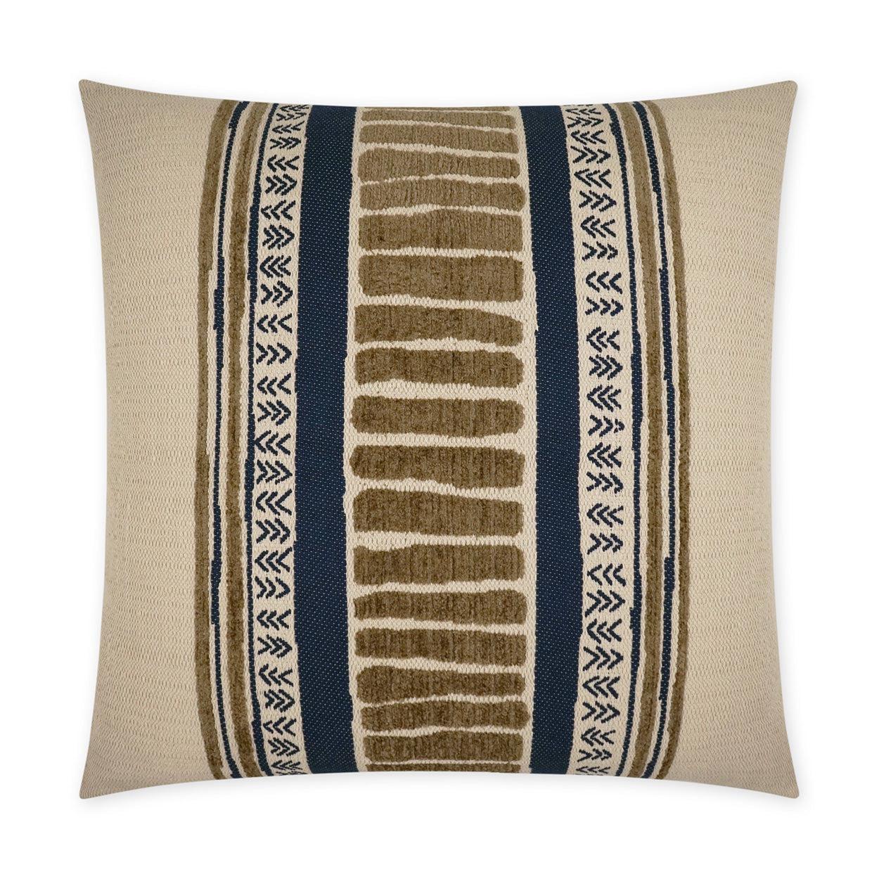 D.V. Kap Cholula Indigo Brown Throw Pillow With Insert