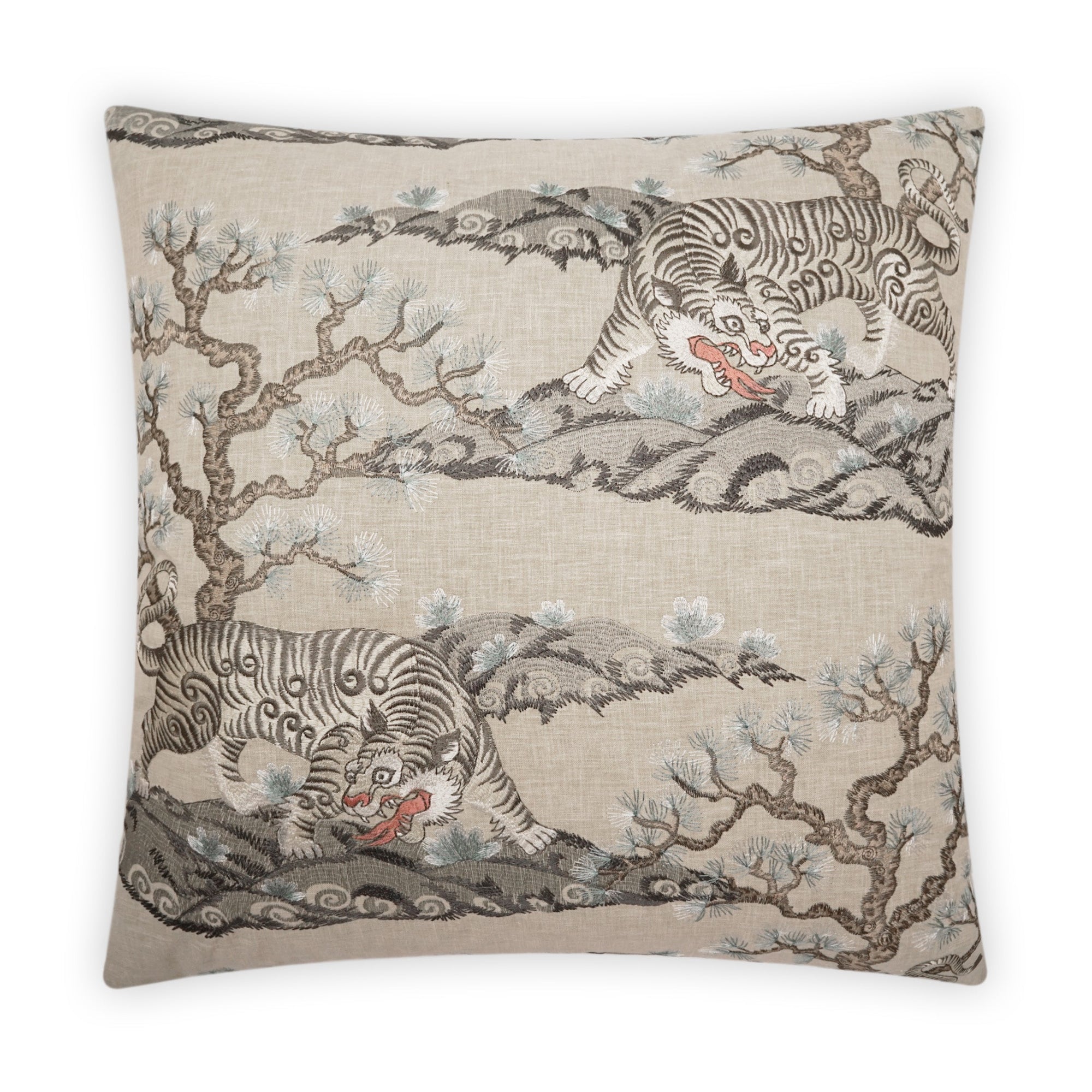 D.V. Kap Chonburi Zen Brown Throw Pillow With Insert