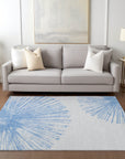 Addison Rugs Circles Blue Washable Indoor-Outdoor Rug