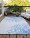 Addison Rugs Circles Blue Washable Indoor-Outdoor Rug