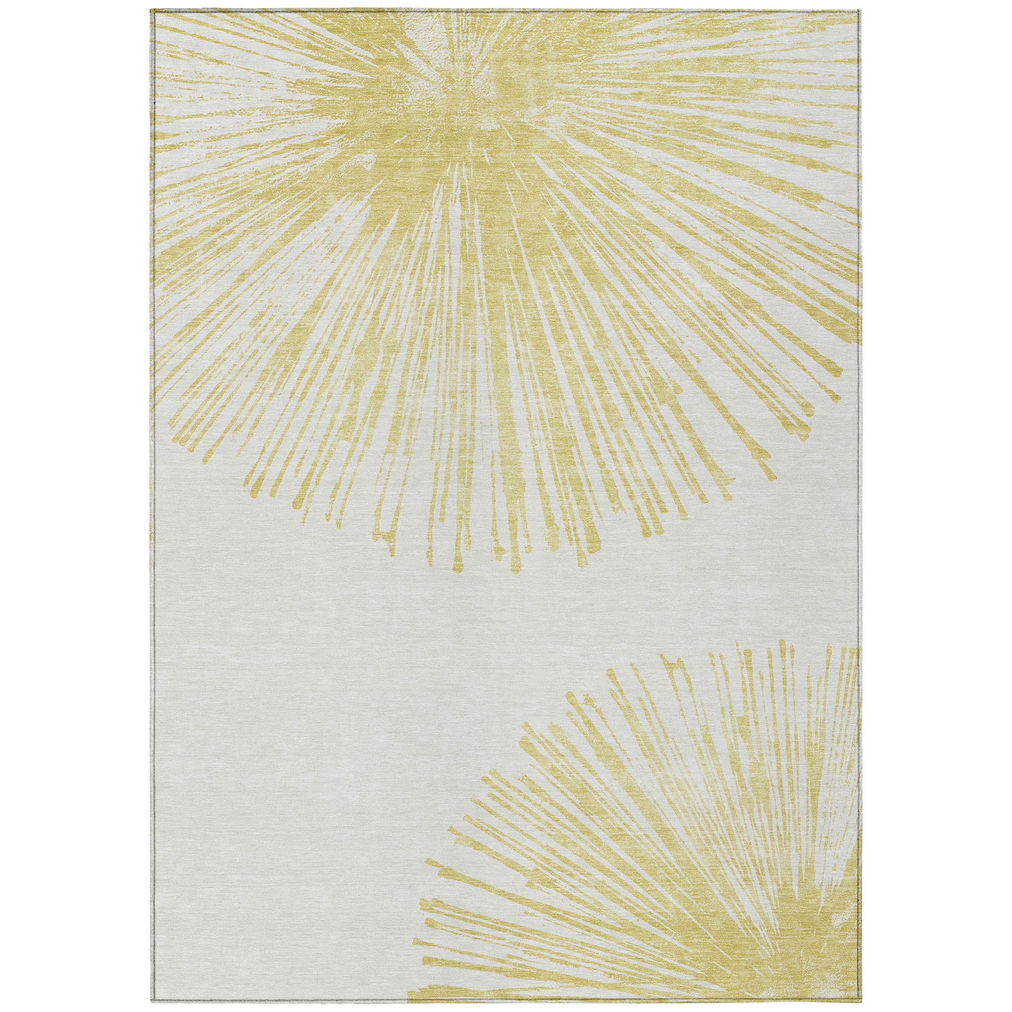 Addison Rugs Circles Beige Washable Indoor-Outdoor Rug