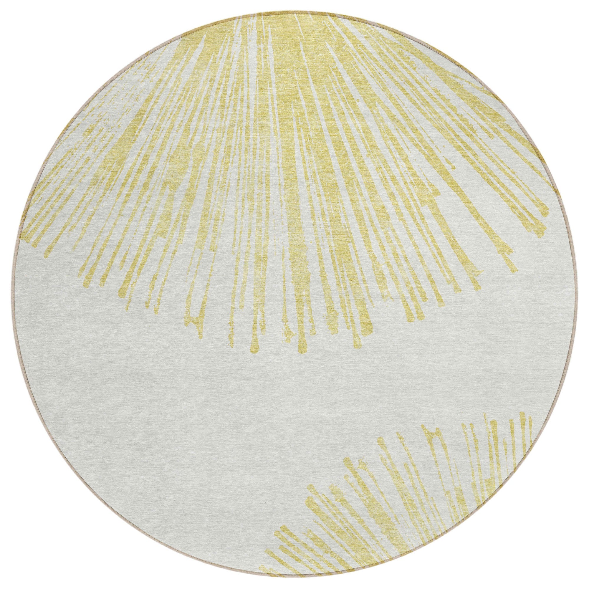 Addison Rugs Circles Beige Washable Indoor-Outdoor Rug