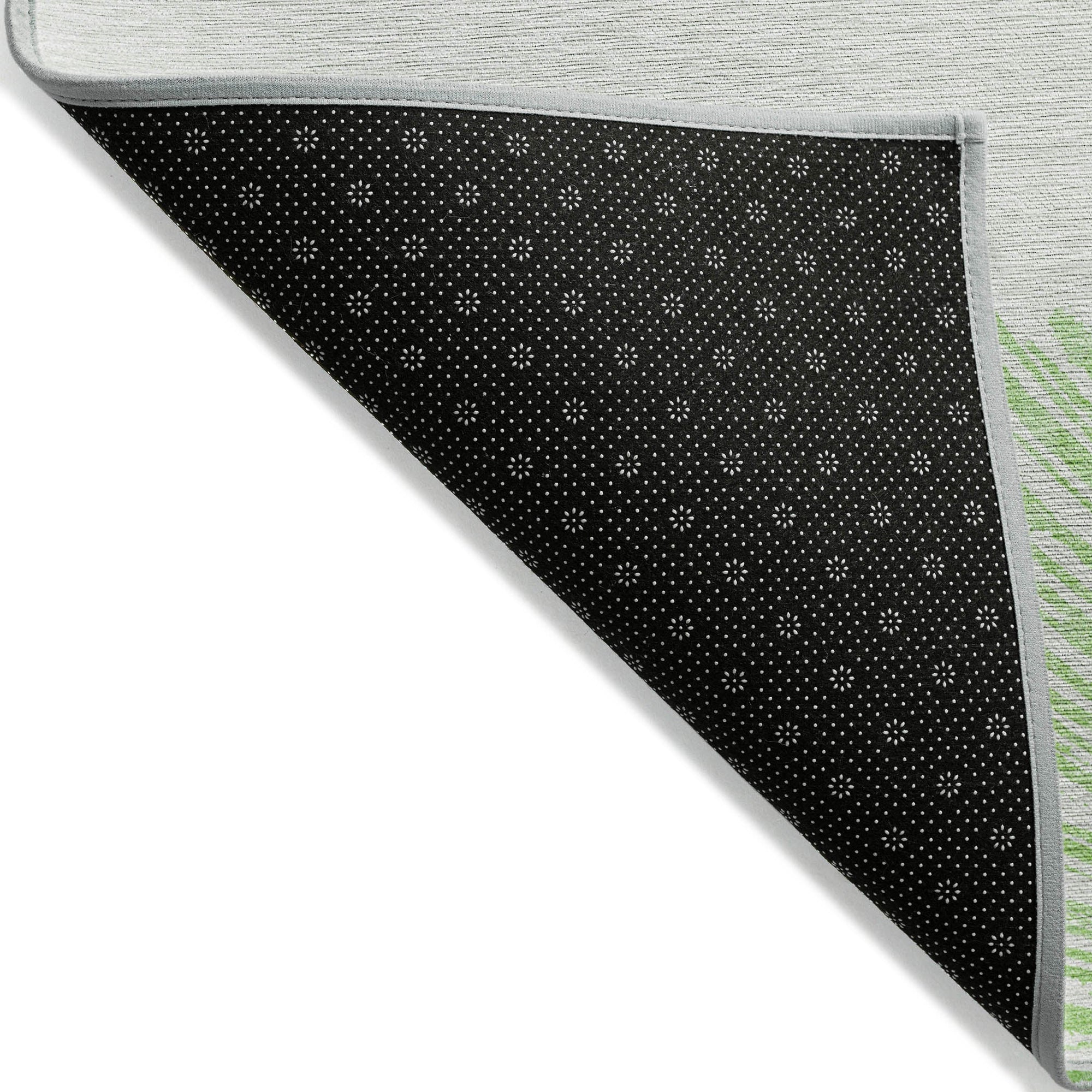 Addison Rugs Circles Green Washable Indoor-Outdoor Rug