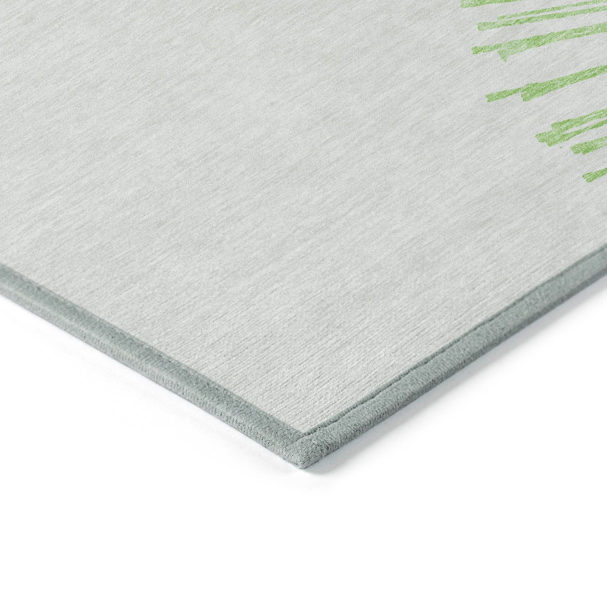 Addison Rugs Circles Green Washable Indoor-Outdoor Rug