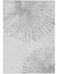 Addison Rugs Circles Grey Washable Indoor-Outdoor Rug