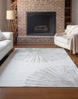 Addison Rugs Circles Grey Washable Indoor-Outdoor Rug