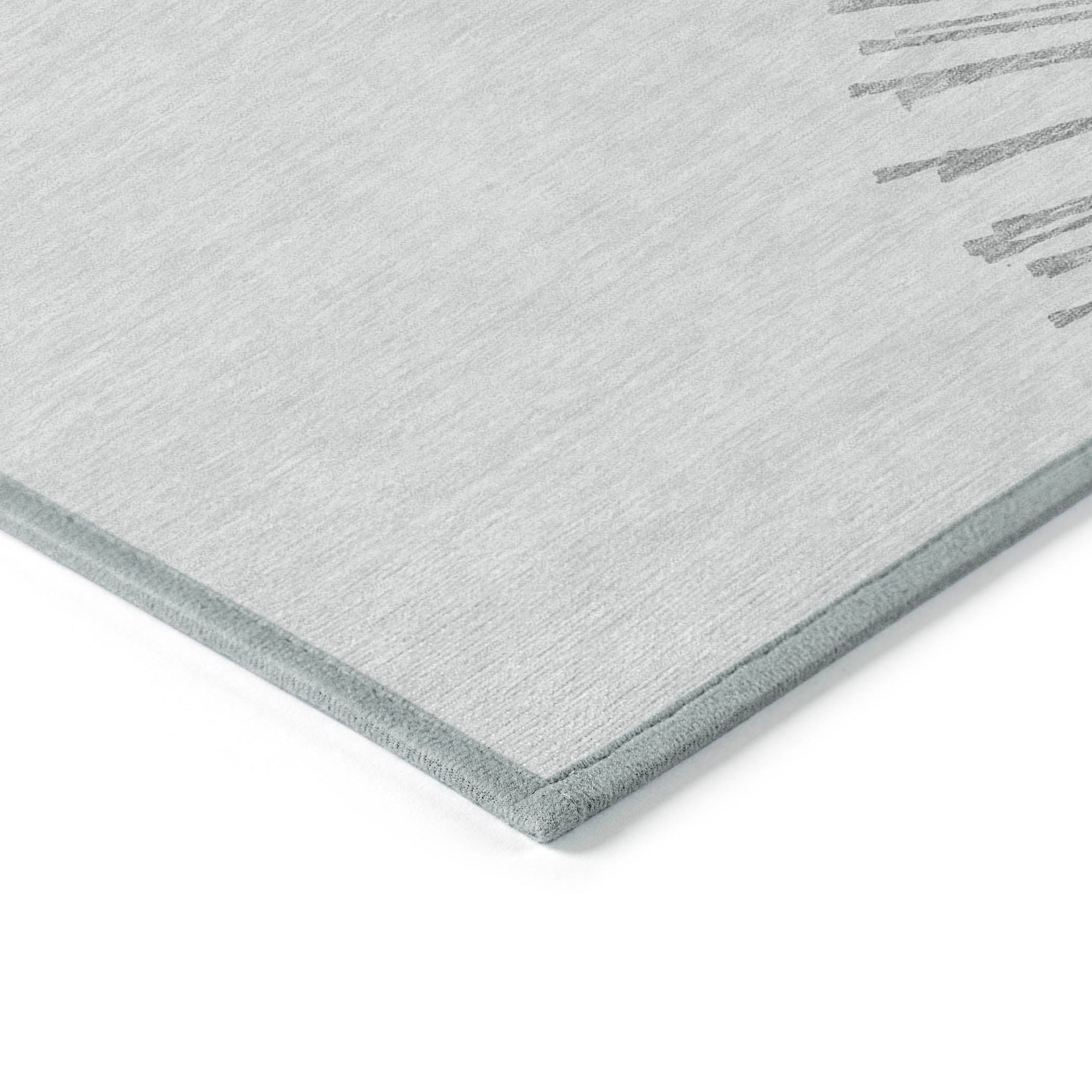Addison Rugs Circles Grey Washable Indoor-Outdoor Rug
