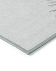 Addison Rugs Circles Grey Washable Indoor-Outdoor Rug