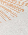 Addison Rugs Circles Salmon Washable Indoor-Outdoor Rug