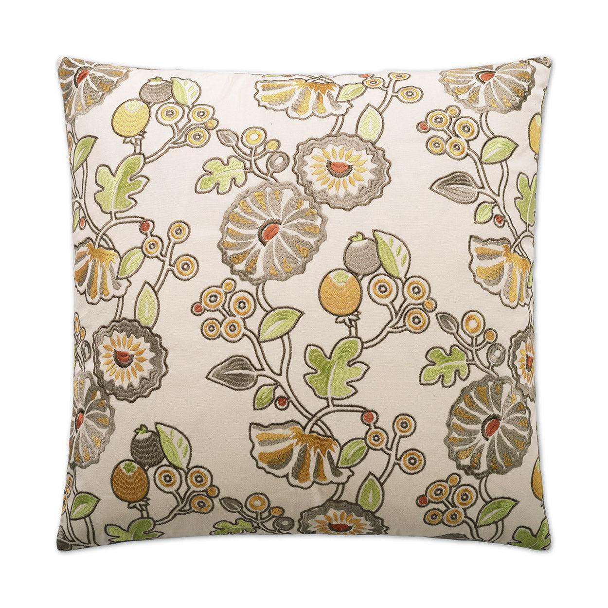 D.V. Kap Clarissa Brown Throw Pillow With Insert