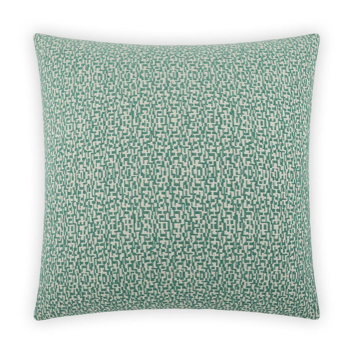 D.V. Kap Code Malachite Teal Throw Pillow With Insert
