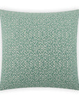 D.V. Kap Code Malachite Teal Throw Pillow With Insert