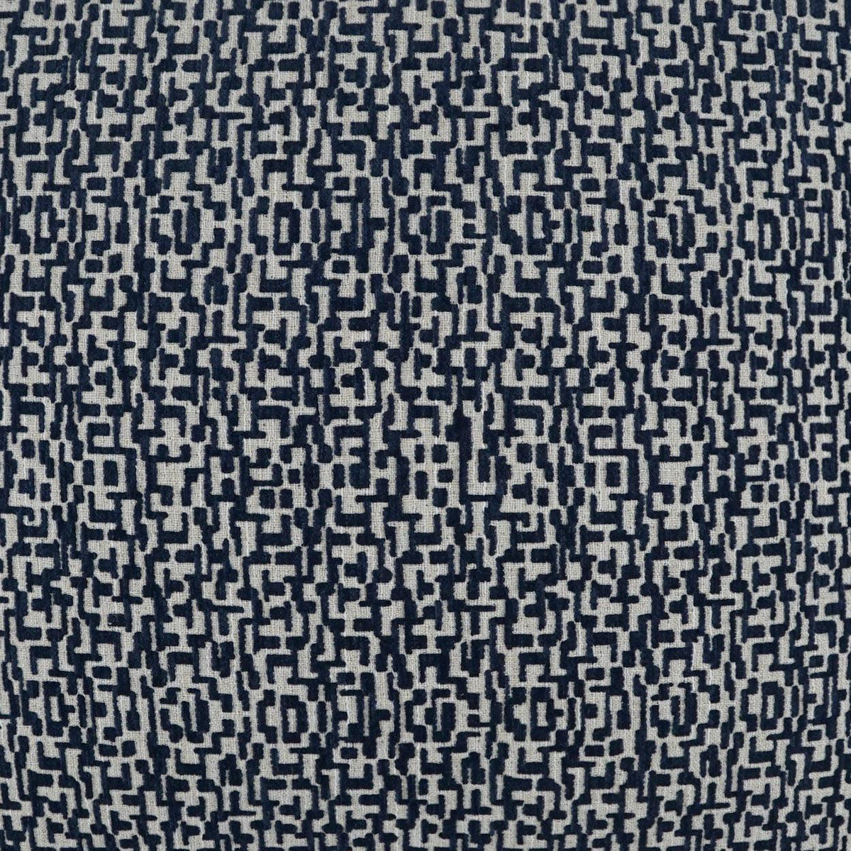 D.V. Kap Code Navy Blue Throw Pillow With Insert