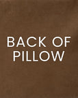D.V. Kap Luv Bunny Brown Throw Pillow