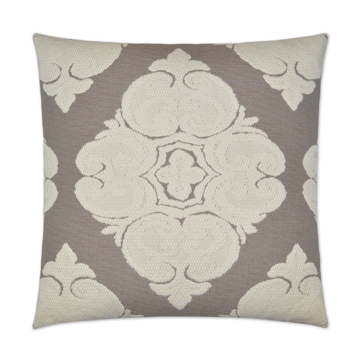 D.V. Kap Cotillion Flax Brown Throw Pillow With Insert