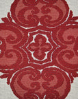 D.V. Kap Cotillion Red Throw Pillow With Insert
