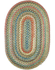 Country Jewel Braided Oval Reversible Area Rugs