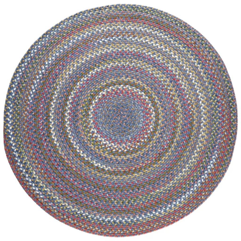 Country Jewel Braided Round Reversible Area Rugs