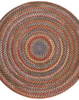 Country Jewel Braided Round Reversible Area Rugs