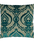 D.V. Kap Couture Turquoise Throw Pillow With Insert