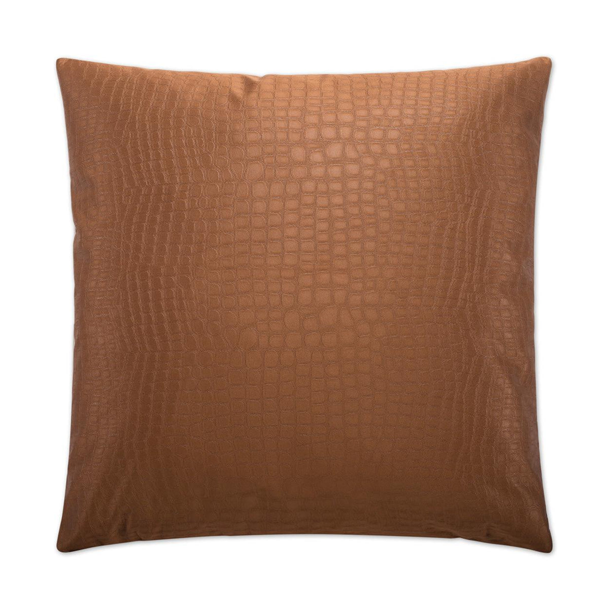 D.V. Kap Croc Copper Throw Pillow With Insert