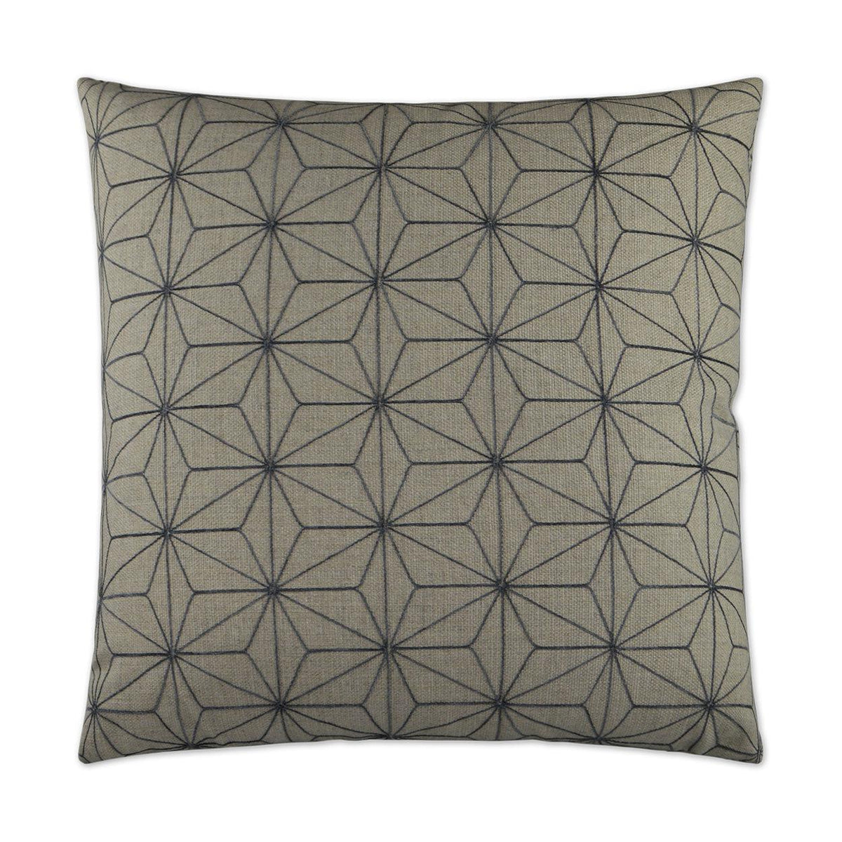 D.V. Kap Crosby Graphite Brown Throw Pillow With Insert