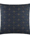 D.V. Kap Crosby Navy Blue Throw Pillow With Insert