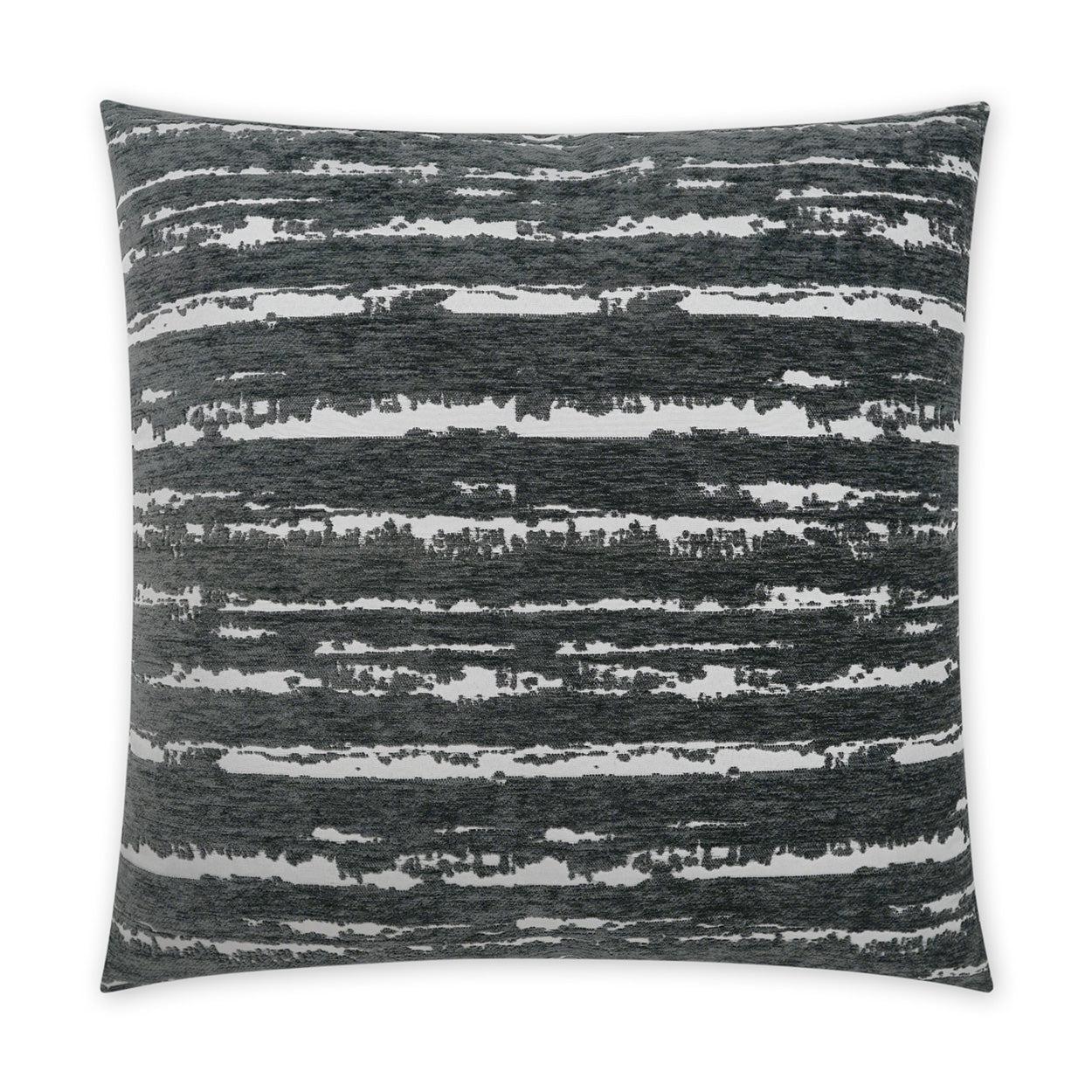 D.V. Kap Cruz Charcoal Grey Throw Pillow With Insert
