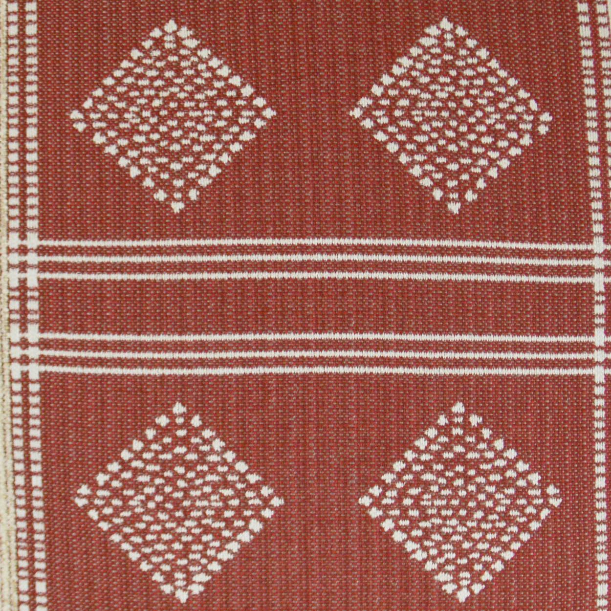 D.V. Kap Cultural Brick Red Throw Pillow With Insert