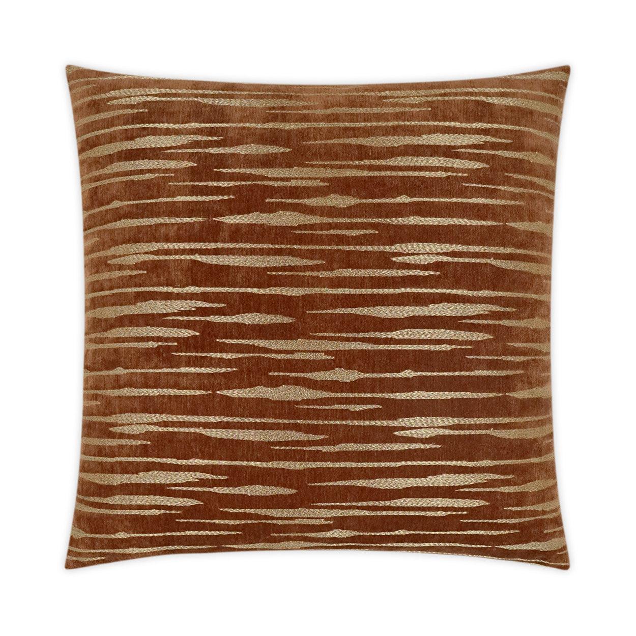 D.V. Kap Davos Rust Red Throw Pillow With Insert