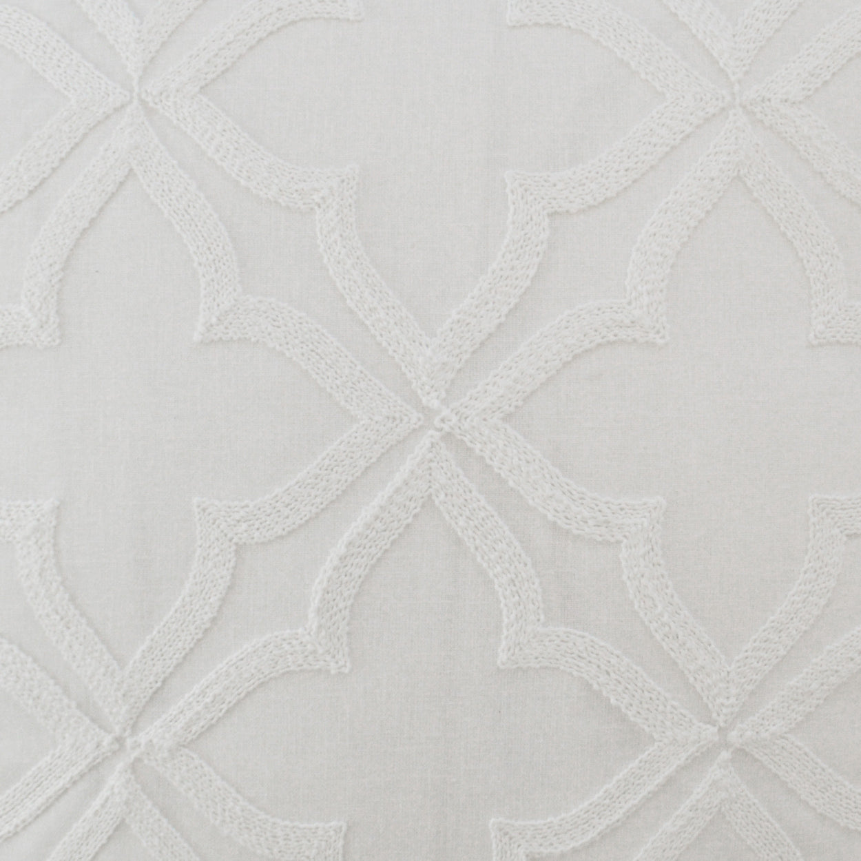 D.V. Kap Decco White Throw Pillow With Insert