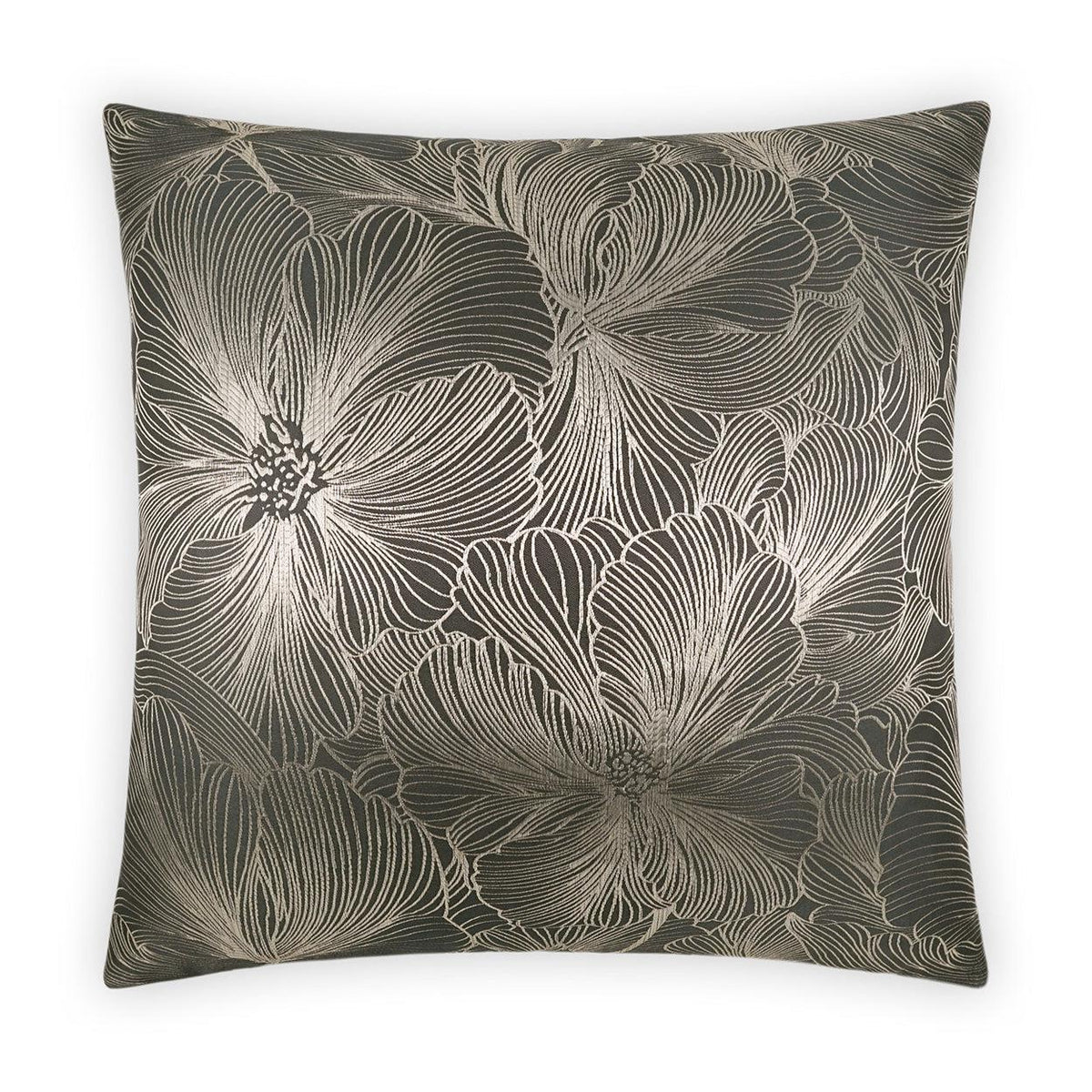 D.V. Kap Delhi Grey Throw Pillow With Insert