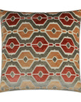 D.V. Kap Dellan Coral Red Throw Pillow With Insert