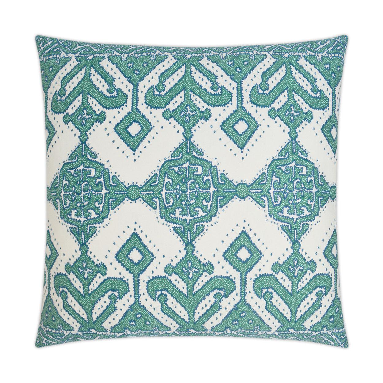 D.V. Kap Demarco Emerald Teal Throw Pillow With Insert