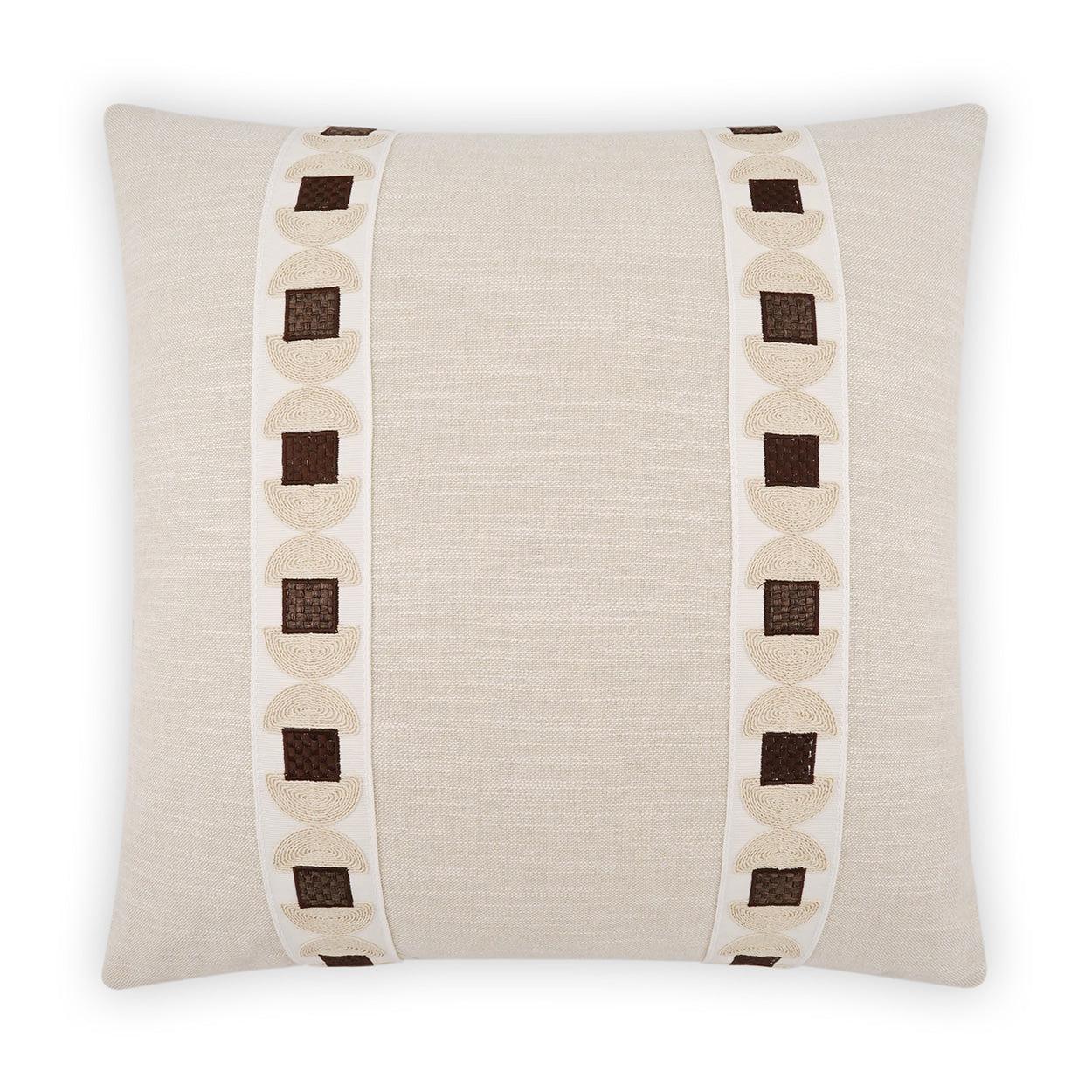 D.V. Kap Demeter Brown Throw Pillow With Insert