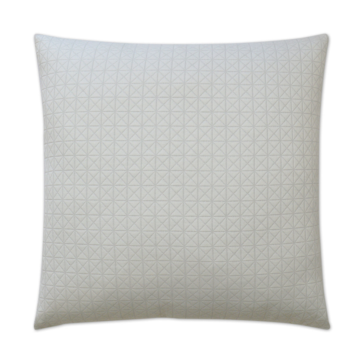 D.V. Kap Diamante Silver Throw Pillow With Insert