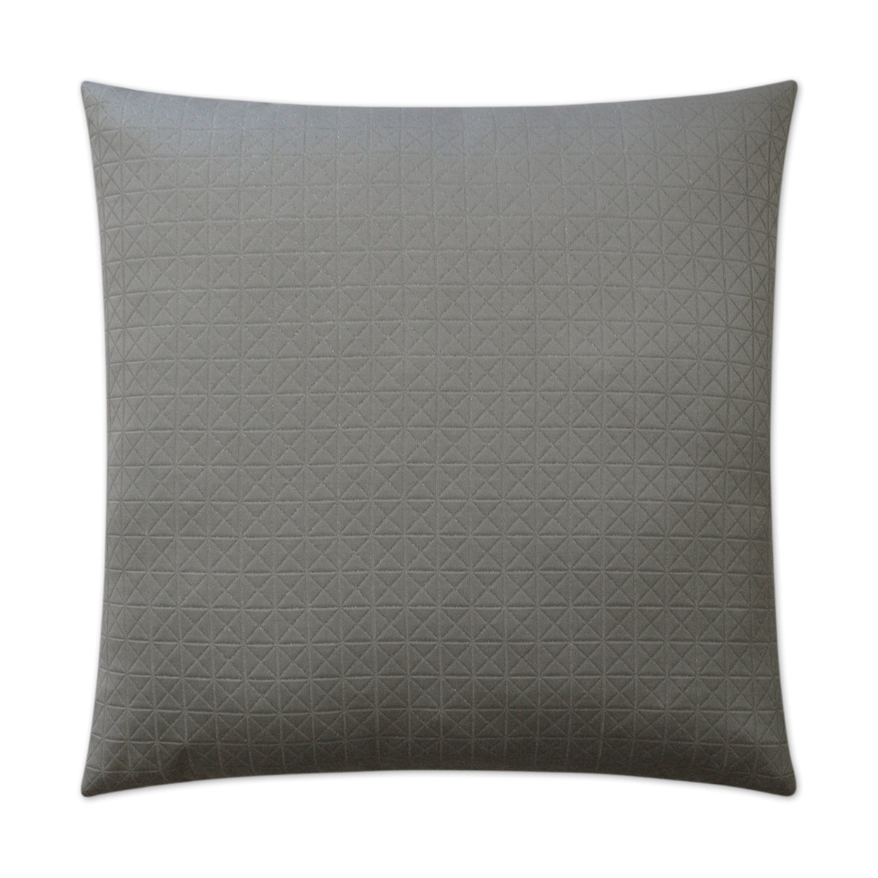 D.V. Kap Diamante Truffle Grey Throw Pillow With Insert