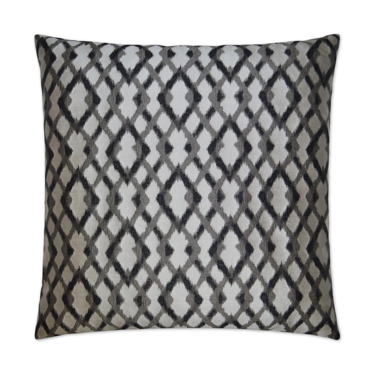 D.V. Kap Diamond Mine Grey Throw Pillow With Insert