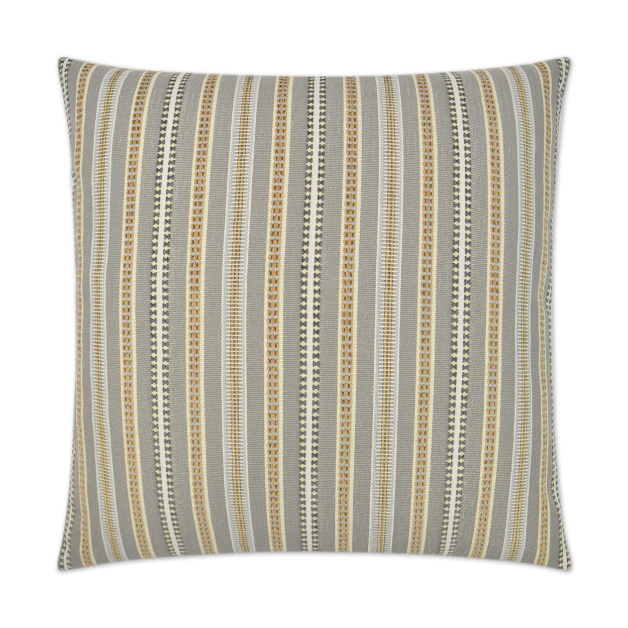D.V. Kap Diaz Cobblestone Grey Throw Pillow With Insert