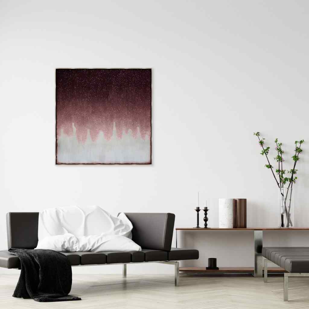 Leftbank Art Divine Red Hand Crafted Canvas Art