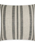 D.V. Kap Double Issue Handmade Black Throw Pillow