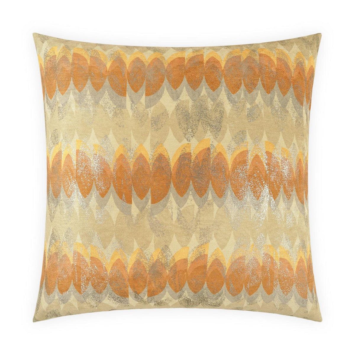 D.V. Kap Dover Orange Throw Pillow With Insert