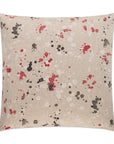 D.V. Kap Dropcloth Red Throw Pillow With Insert